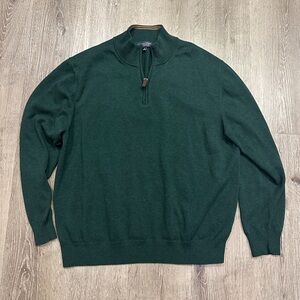 Men’s Roundtree and Yorke quarter zip sweater